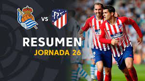 Thomas lemar is sidelined for atletico madrid due to a muscle injury, so joao felix and angel correa are expected to support the attack. Resumen De Real Sociedad Vs Atletico De Madrid 0 2 Youtube