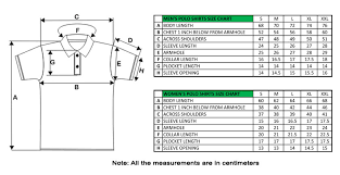 polo shirt size chart custom embroidered polo shirts