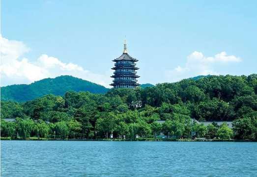 杭州花港觀魚與雷峰塔