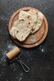 In eine beschichtete pfanne etwas öl geben und dann die teigfladen mit dem löffel hineingeben. Indisches Naan Brot Ohne Hefe Kichererb Se