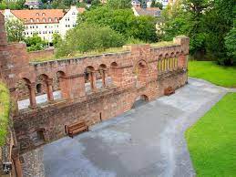 Die kaiserpfalz gelnhausen steht am nordufer der kinzig am rande der altstadt gelnhausen. Burg Gelnhausen Ruine Wasserburg Pfalz Burgenarchiv De