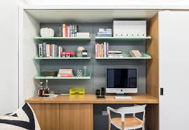 Small space home offices storage decor homes gardens narrow desk ideas. Desk Alcove Houzz
