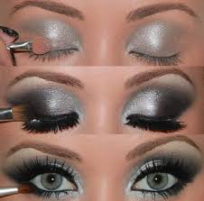 Black And Silver Smokey Eye Tutorial Dramatic Silver Smokey Eyes An Evening Eyewear I Really Like This Smokey Eye Makeup Eye Makeup Makeup