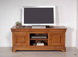 Meuble Tv 16 9eme En Merisier Massif De Style Louis Philippe Portes Bois Meuble En Merisier