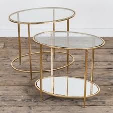 Harva 2 Piece Nest Of Tables Canora Grey Colour Gold In 2020 New Home Designs Nesting Tables Table