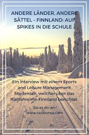 Interview Finnland Schnee Fahrrad Finnland Interview Fahren