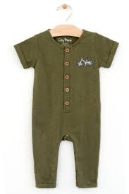 This Adorable City Mouse Slub Bike Long Romper Is The Perfect Urban Baby Outfit Cute And Comfortable This Modern Baby Clothes Unisex Kids Clothes Long Romper