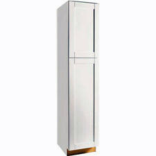 Shaker kitchen cabinets are a stunning, versatile addition to any style of home; Hampton Bay Kdb24 Ssw Shaker Assembled Drawer Base Cabinet Satin White For Sale Online Ebay