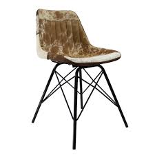 This durable retro butterfly chair is completely handmade out of genuine goat leather. Chair Cow Brown White X Self Assembly Bos Taurus Taurus