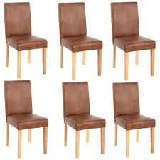 Les chaises de salle à manger avec dossier haut vous sont proposées dans une vaste gamme: Lot De 6 Chaises De Salle A Manger Simili Cuir Marron Vieilli Pieds Clairs Marron Decoshop26 Comparer Les Prix De Lot De 6 Chaises De Salle A Manger Simili Cuir Marron Vieilli
