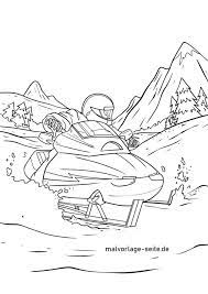 These coloring pages of turtles can be a lot of fun for your kid. Great Coloring Page Snowmobile Winter Vehicles Free Coloring Pages