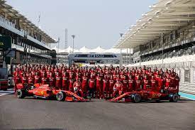 Welcome to the experience auto group. Ferrari Group Photo Abu Dhabi 2019 Formula1
