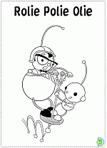 Rolie polie y olie para dibujar pintar y colorear. Rolie Polie Olie Coloring Pages Dinokids Org