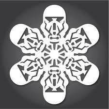 They make great window decorations, they can be attached to christmas gifts or you can square paper or kinderart snowflake templates. 60 Free Paper Snowflake Templates Star Wars Style Christmas Ideas Wonderhowto