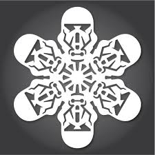 Click 'generate printable snowflake template.' checkbox above app before generating your snowflake. 60 Free Paper Snowflake Templates Star Wars Style Christmas Ideas Wonderhowto