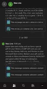 Check spelling or type a new query. Check Your Xbox Messages I Just Got A 4 Gift Card Happy Easter Xboxone
