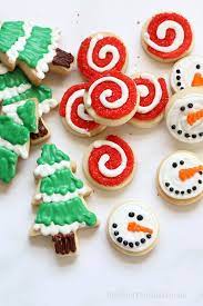 Christmas cookie decorating tools include a mini offset spatula, natural and synthetic food coloring, pastry tips and bags, and more. Christmas Cookies Christmas Cookies Decorated Royal Icing Recipe Cookie Decorating