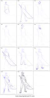 How To Draw Zabuza Momochi From Naruto Printable Drawing Sheet By  Drawingtutorials101.Com | Drawing Sheet, Disney Drawing Tutorial, Anime  Drawings Tutorials