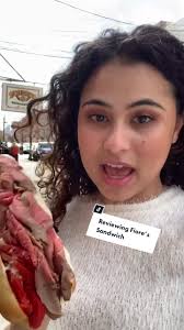 Here reviewing Fiore’s in Hoboken, NJ #fyp #foodontiktok #takeout  #dinnerparty #newjersey #nj #hoboken #jerseycity #fiores #sandwich  #foodreview