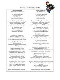 Puteri santubong puteri sejenjang penjaga gunung negeri sarawak manis sik ada dapat dilawan anak dak dewa turun kayangan. Puteri Santubong Lyrics