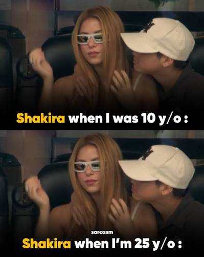 Shakira doesn't get old, she's forever young #sarcasm #shakira #fifaworldcup #argentina #queen