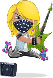 Avatar Roller Girl Rockstar Times Tables Roller Girl