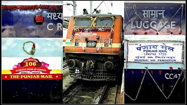 INDIAN RAILWAYS Legendary PUNJAB MAIL: Birthday Celebration& Grand Departure From Mumbai CST Station