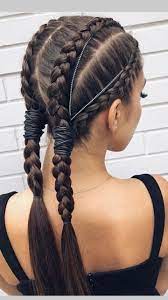 African Braid Hairstyle Braided Ponytail Hairstyles Braids For Long Hair Long Hair Styles