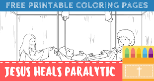 Jesus heals the blind man. Coloring Pages Page 2 Connectus
