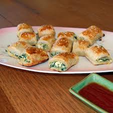 Spinach And Ricotta Rolls Perfect For Toddler Snacks Party Food Kids Parties Or Just For Fun Savory Snacks Recipes Baby Food Recipes