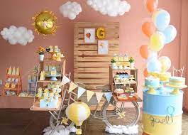 You Are My Sunshine My Only Sunshine You Make Me Happy When Skies Are Grey Esse Baby Shower Decorations For Boys 1st Boy Birthday Baby Shower Decorations