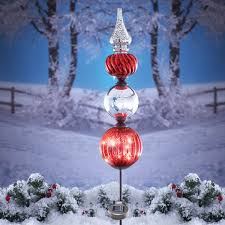 Maybe you would like to learn more about one of these? Finial Garden Stake Solar Christmas Decoration Collections Etc