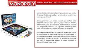 Para 3 a 4 jugadores. Juego Monopoly Super Electronico Banking Ref 27 8978105e