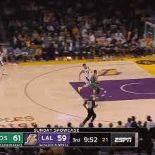 The la lakers are one of the most successful teams in the history of the lakers were beaten by the celtics six times in that period. Celtics Lakers Gifs Tenor
