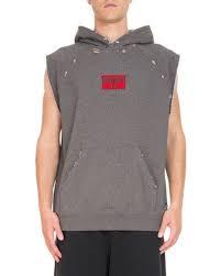 Givenchy Box Logo Sleeveless Hoodie Givenchy Cloth Sleeveless Hoodie Box Logo Hoodies