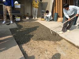 ドライテック 凄い これは駐車場 いや外構で使うコンクリートの概念を変える材料だ 2016 3 7 洋風イングリッシュガーデン お庭リフォームは柴垣グリーンテック 庭 リフォーム 外構 ガーデン デザイン