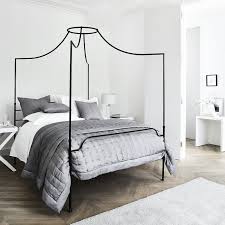 Black Metal 4 Poster Bed Frame Beaumont Four Poster Bed Beds The White Company Four Poster Bed Four Poster Bed Frame Bed