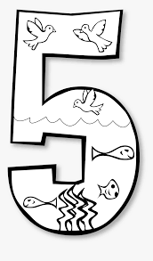 Glitter number coloring pages how to draw numbers for kids learn and color numbers from 3 to 5 ## learn number coloring and drawing others video ## *glitter. Clip Art Creation Day Number Ge Black White Creation Days 5 And 6 Coloring Page Hd Png Download Transparent Png Image Pngitem