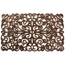 Scroll Doormat Rubber Door Mat Door Mat Outdoor Door Mat