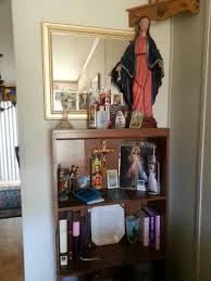 Catholic Shrine At Home Catholic Decor Home Altar Catholic Altar