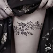 Pin By Zhdanova Anastasiya Sergeevna On Volk Tattoos Leg Band Tattoos Thigh Tattoo