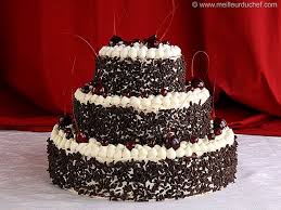 Foret Noire Facon Wedding Cake Recette Foret Noire Idee Gateau Recette Foret Noire