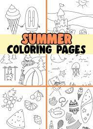 These summer coloring pages free to print show the activities that people do during the summers. Summer Coloring Pages The Best Ideas For Kids