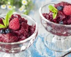Sorbet De Fruits Rouges Minute Ultra Light Recette Recette Sorbet Idee Recette