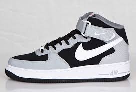 Nike Air Force 1 Black And White Price Nike Air Force 1 Mid Black White Grey Eu Kicks Sneaker Magazine Nike Air Force Nike Black And White Nikes