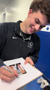 Athletes Signing Old Hockey Photos