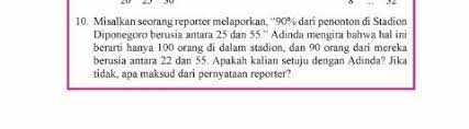 Jika tidak, apa maksud dari pernyataan reporter? Kakak Mohon Bantuannya Brainly Co Id