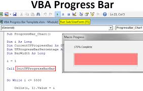 vba progress bar step by step guide to create vba progress