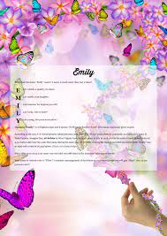 Perfect screen background display for desktop, iphone, pc, laptop, computer. The Meaning Of Name Emily Using Freshness From The Project Pack Flowers Emily Name Names Scrapbook Images