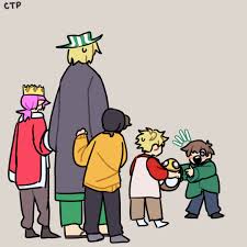 Tommy, tubbo, dream, george, niki, techno, wilbur, fundy, philza, eret anime wallpapers. Aidan Nadia A Wild Tubbo Has Appeared Left To